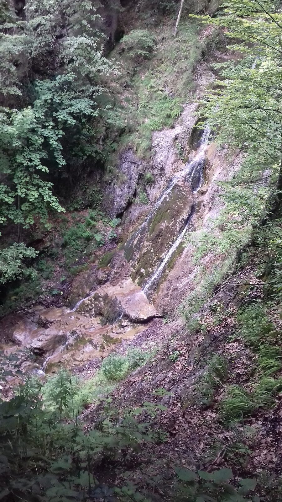 Kľacký-Wasserfall im Gebiet von Kľačno in der Slowakei