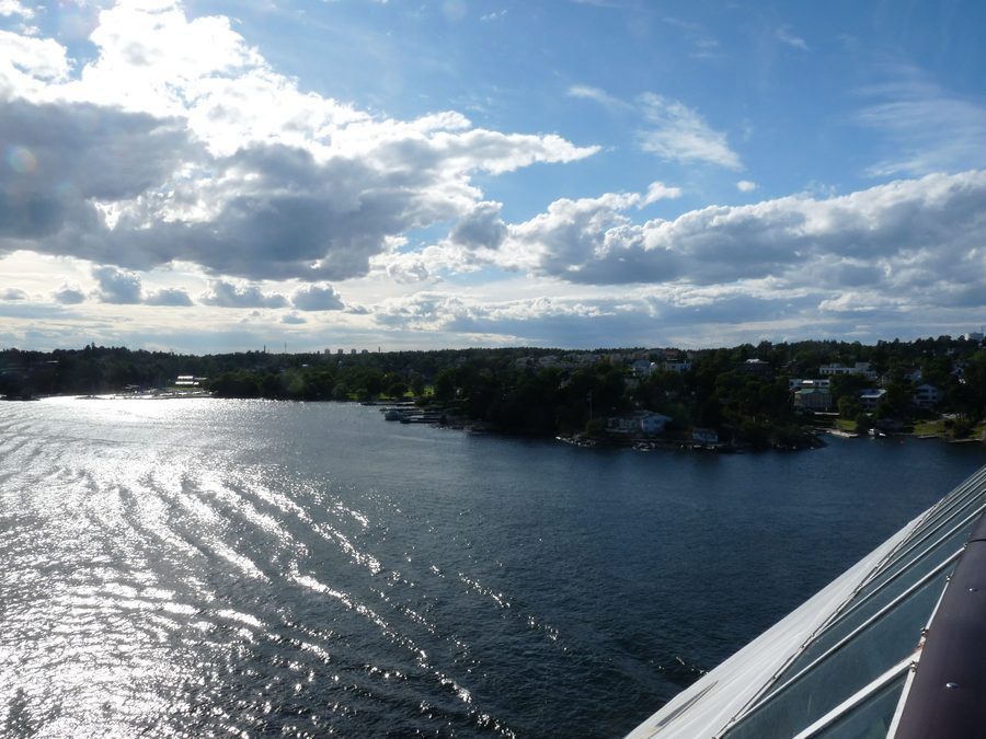 Blick auf die Südküste der Insel Lidingö im Stockholmer Schärengarten