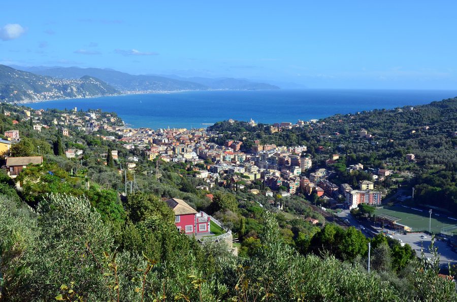 Panorama di Santa Margherita Ligure dalla Via Aurelia