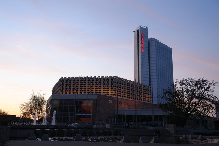 Stadthalle in Chemnitz, Sachsen