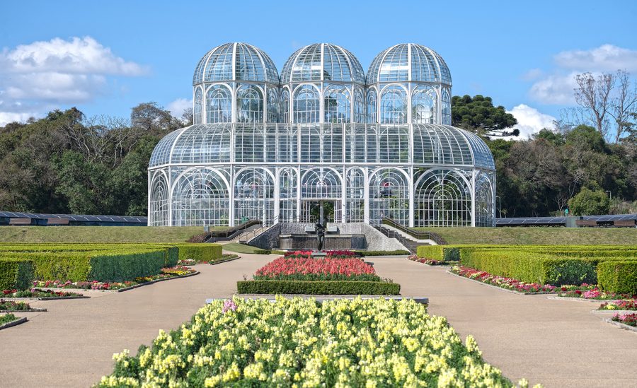 Gewächshaus im Jardim Botânico de Curitiba