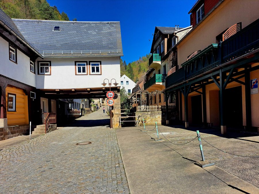 Schmilkaer Brauhaus und Schmilksche Mühle in Schmilka bei Bad Schandau