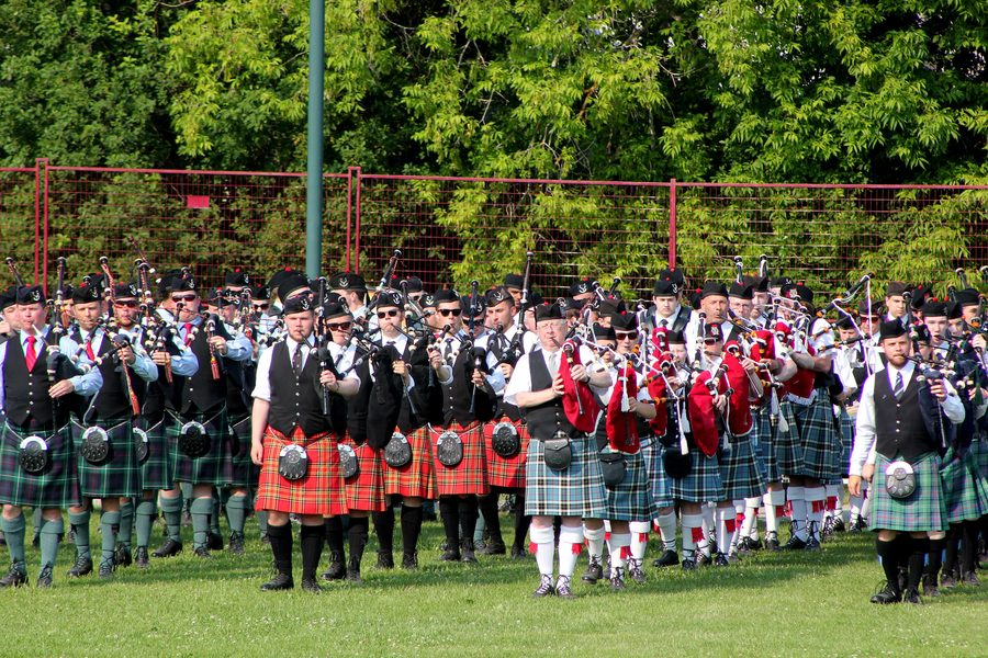 Teilnehmer bei den Antigonish Highland Games 2015
