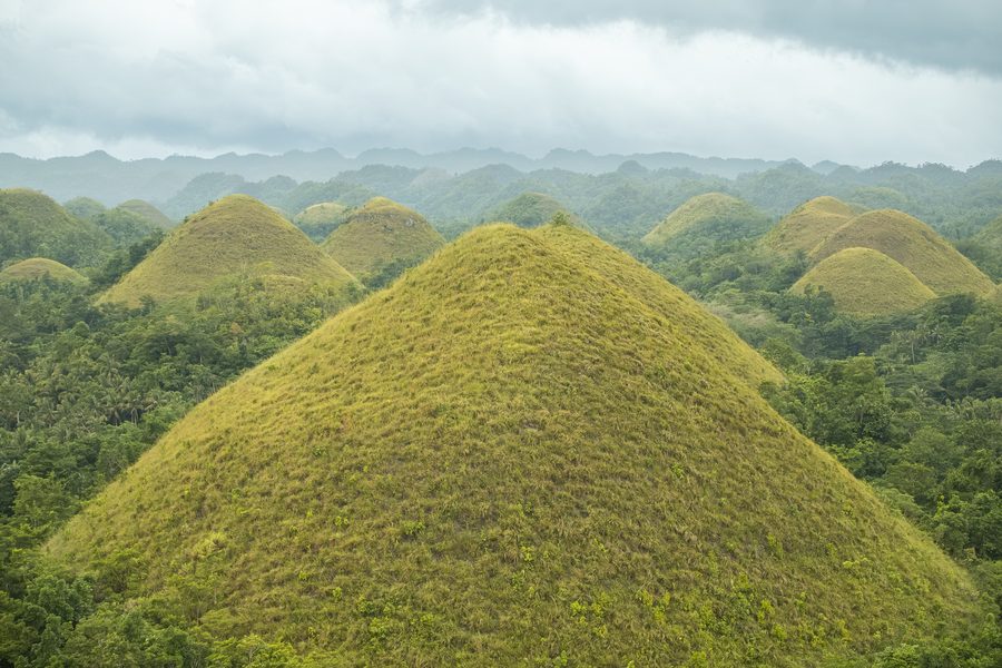 Chocolate Hills auf Bohol, Philippinen