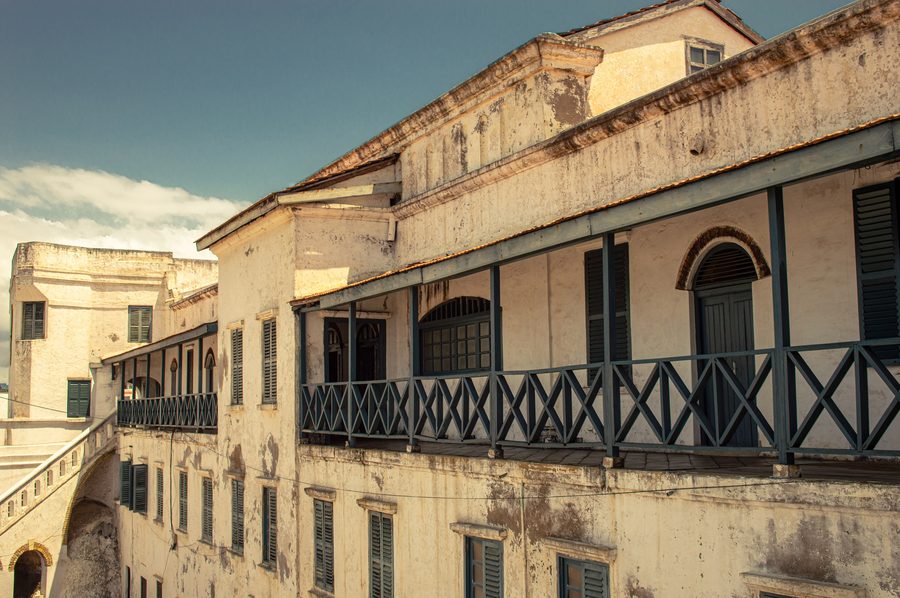 Cape Coast Castle an Ghanas Küste
