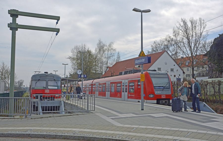 Bahnhof Altomünster im Landkreis Dachau an der Linie S2