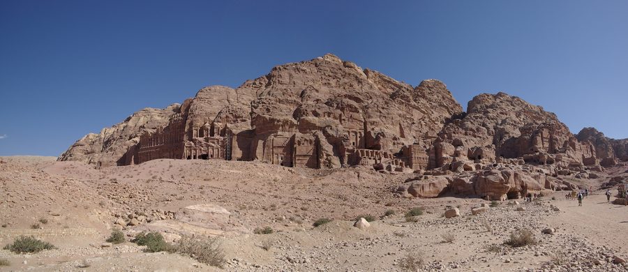 Die Königsgräber von Petra in Jordanien