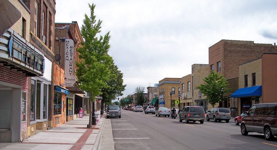 State Street im Zentrum von Waseca, Minnesota