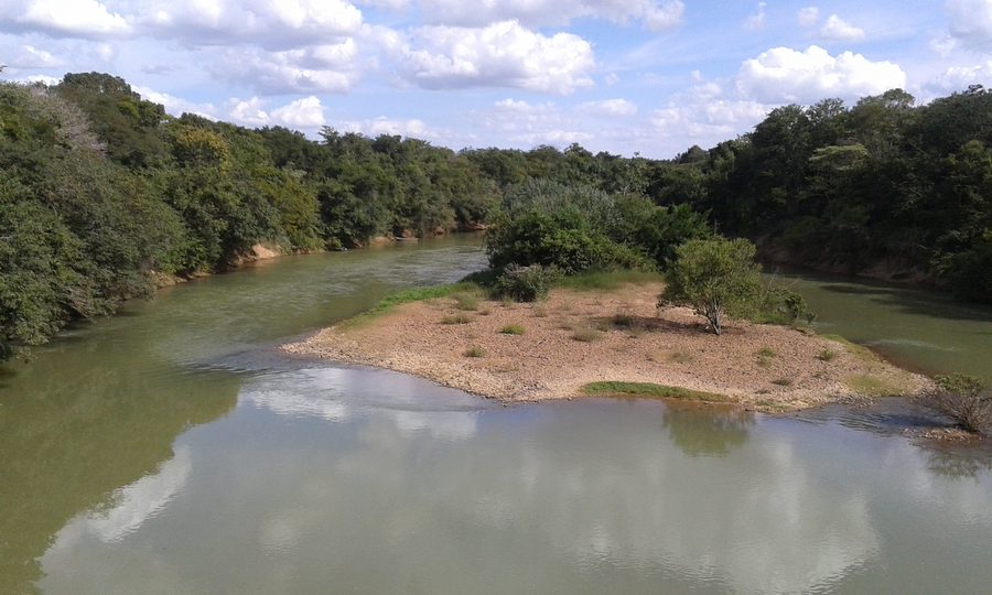Panoramablick auf Unaí im Bundesstaat Minas Gerais, Brasilien