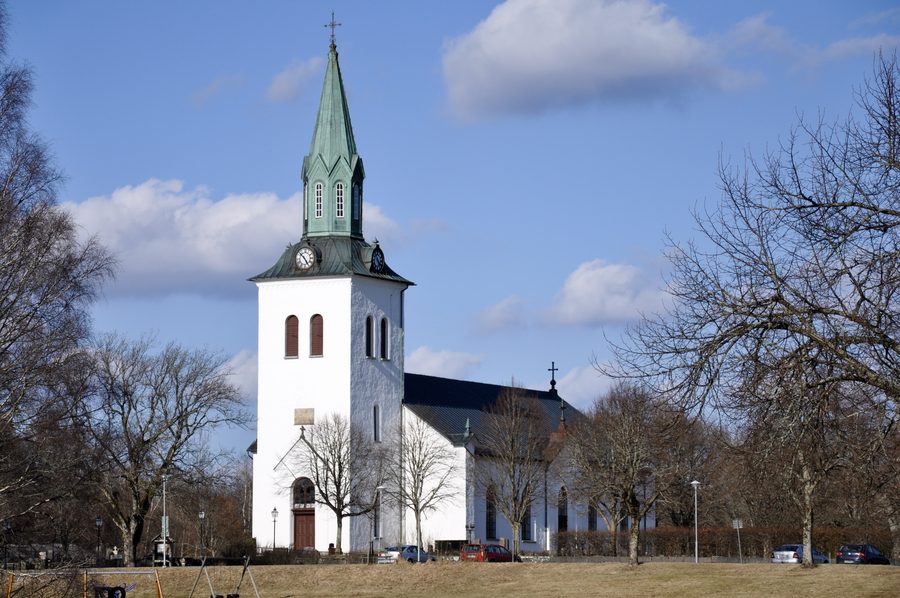 Lidhult church in Kronoberg County