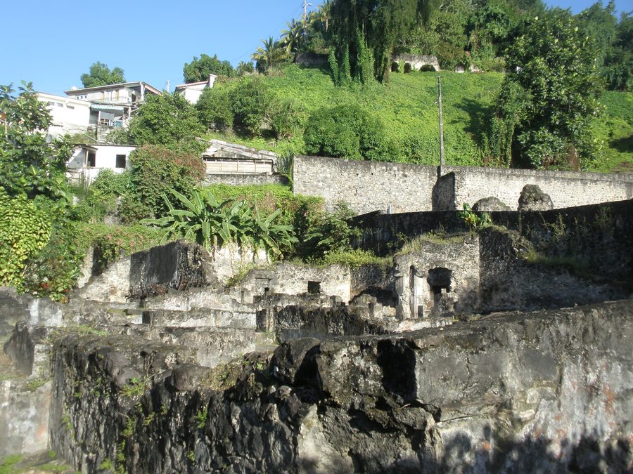 Historische Gefängnisruine in Saint-Pierre, Martinique