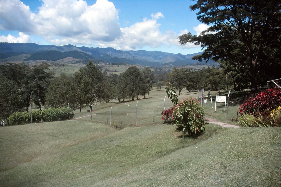 Landschaft bei Goroka in Papua-Neuguinea