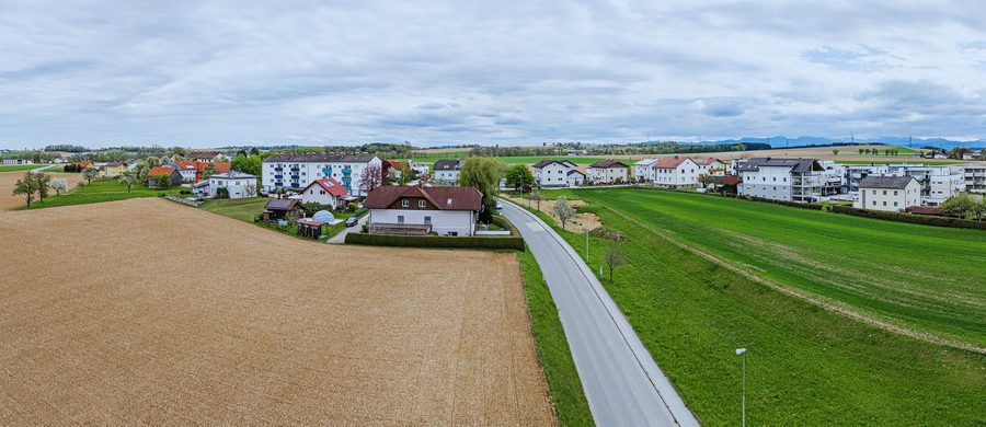 Dorfansicht von Piberbach-West in Oberösterreich