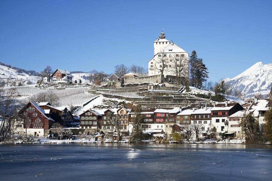 Werdenberg im Winter