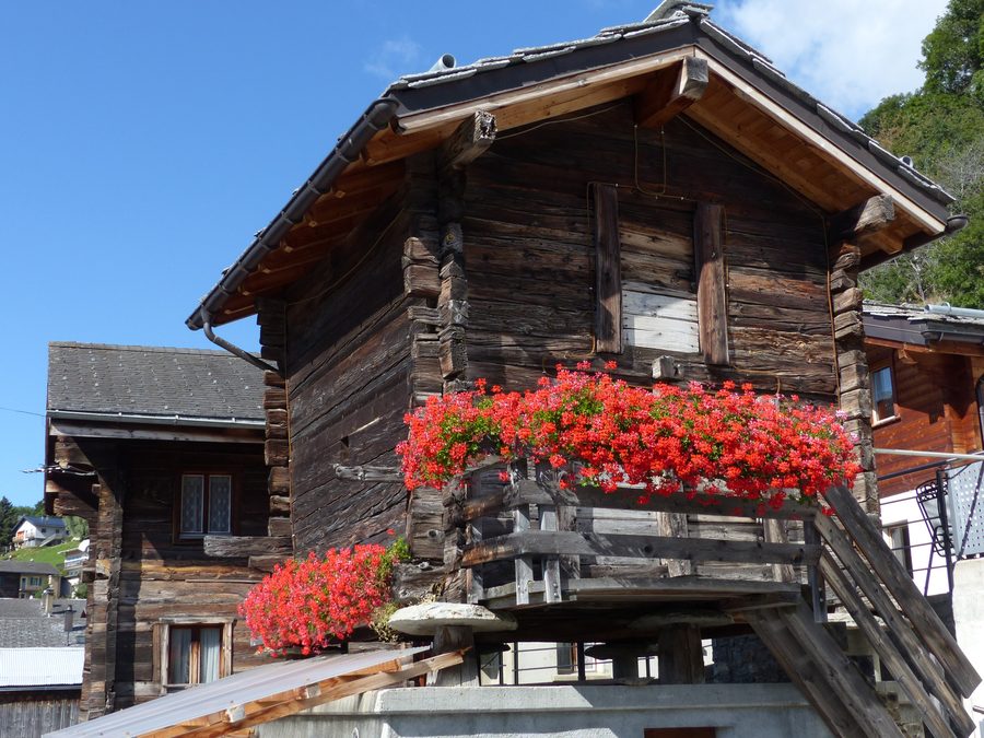 Ansicht von Mund im Wallis