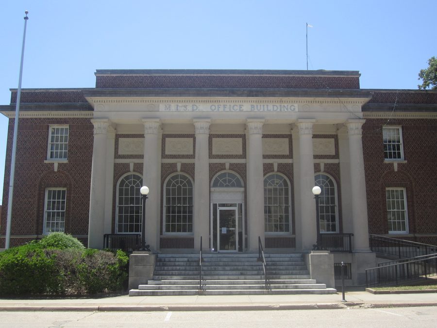 Gebäude des Marlin Independent School District in Marlin, Texas