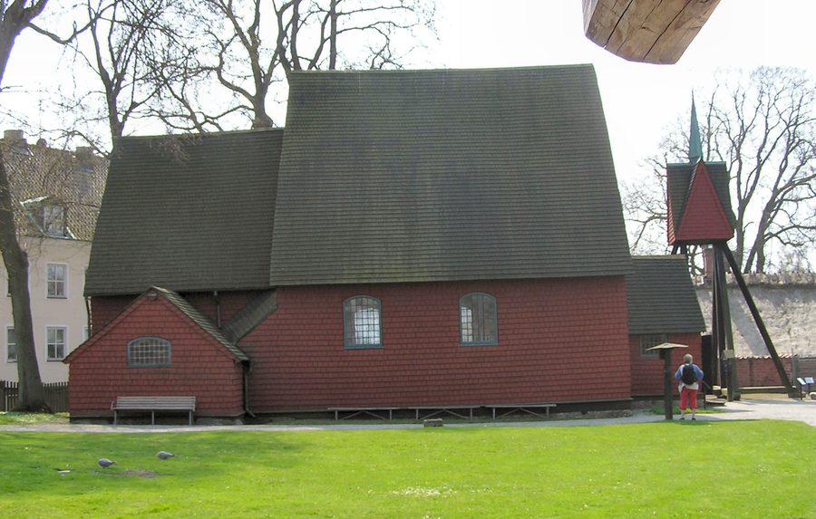 Bosebo-Kirche im Freilichtmuseum Kulturen in Lund