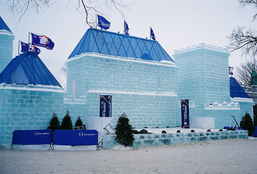 A scene from Quebec Winter Carnival.