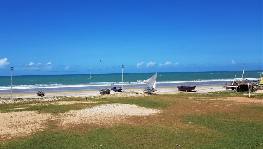Strand von Emboaca in Trairi, Ceará, Brasilien