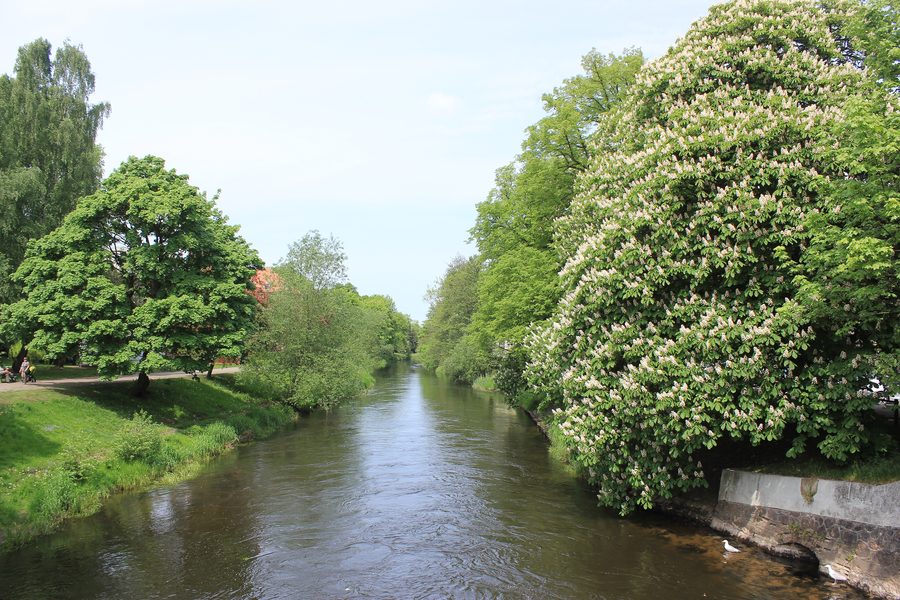 Die Słupia in Słupsk