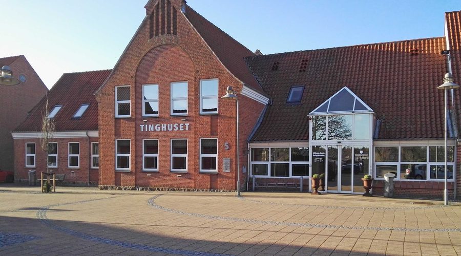 Das ehemalige Rathaus der Gemeinde Ulfborg-Vemb in Ulfborg