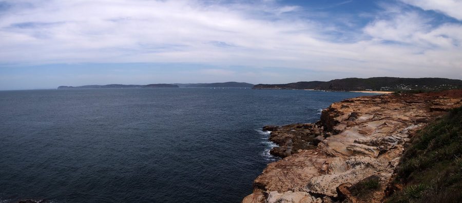 Küstenlandschaft entlang des Bouddi Coastal Walk nahe Killcare