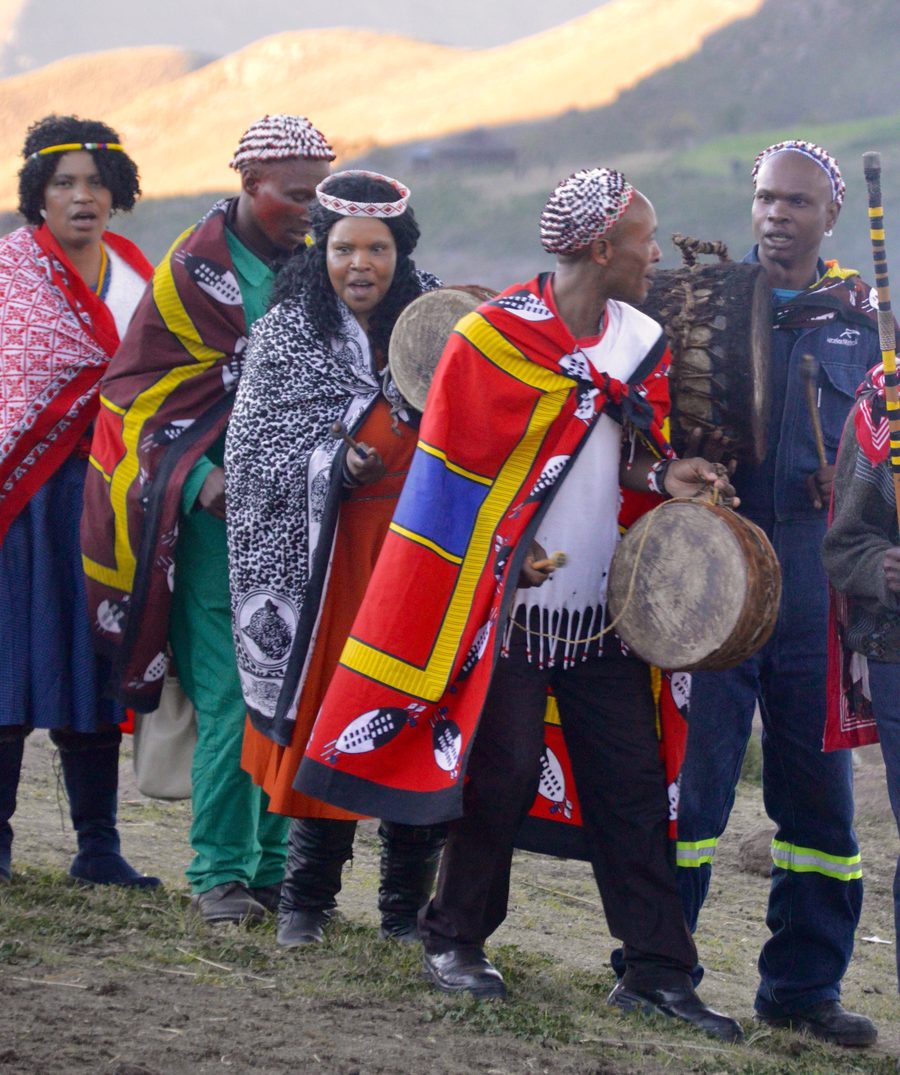 Basotho-Kulturszene in Lesotho
