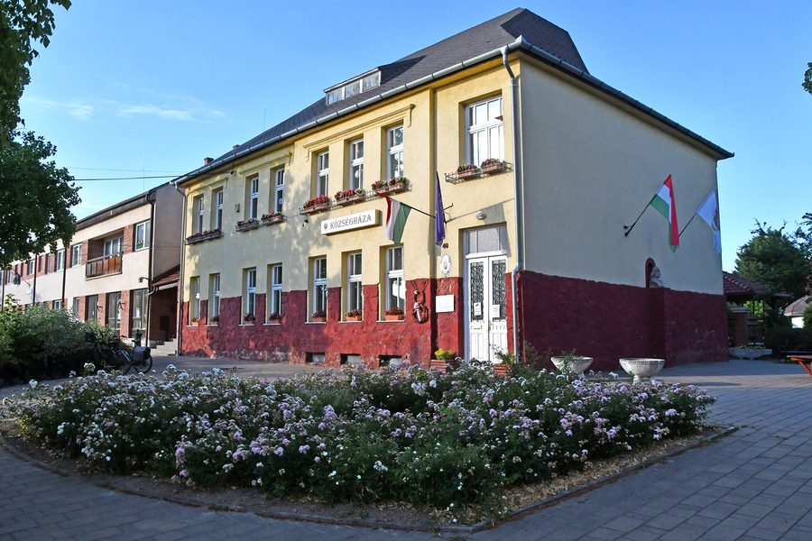 Village hall in Nyúl, Győr-Moson-Sopron, Hungary