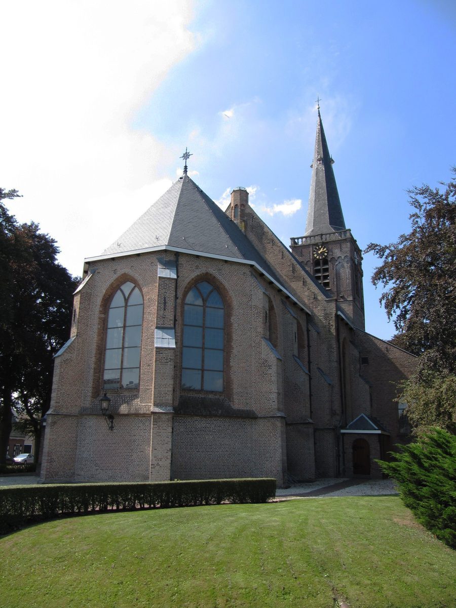 Historisches Kirchengebäude an der Kerksingel in Ridderkerk