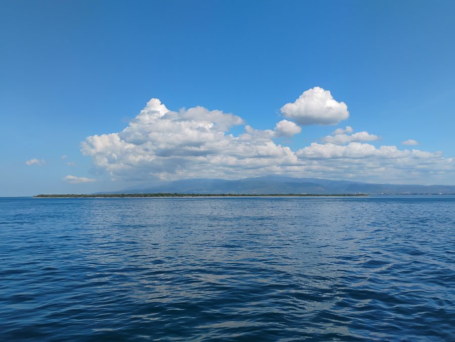 Grande Santa Cruz Island and Zamboanga City viewed from Basilan Strait