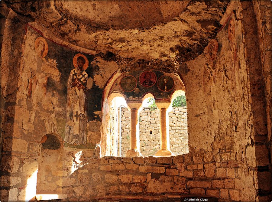Außenansicht der Nikolaus-Kirche in Myra bei Demre, Antalya