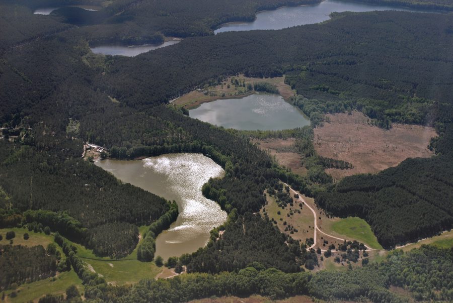 Blick auf den Roten See in der Umgebung von Roggentin