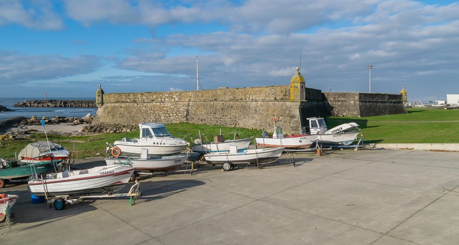 Forte da Lagarteira em Vila Praia de Âncora, no município de Caminha