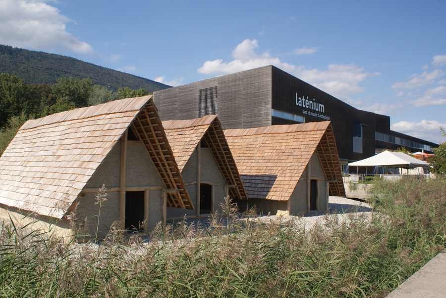 The Laténium archaeological museum in Hauterive, Switzerland