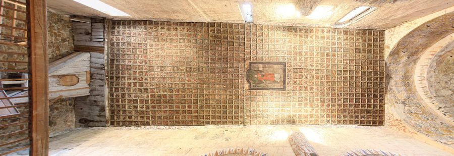 Plafond en faux caissons du XVIIIe siècle dans l’église Notre-Dame-de-l’Assomption de Vic d’Oust
