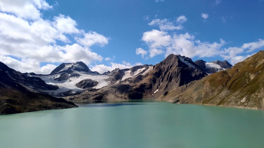 Lago del Sabbione mit Punta d'Arbola und Sabbione-Gletscher im Formazzatal