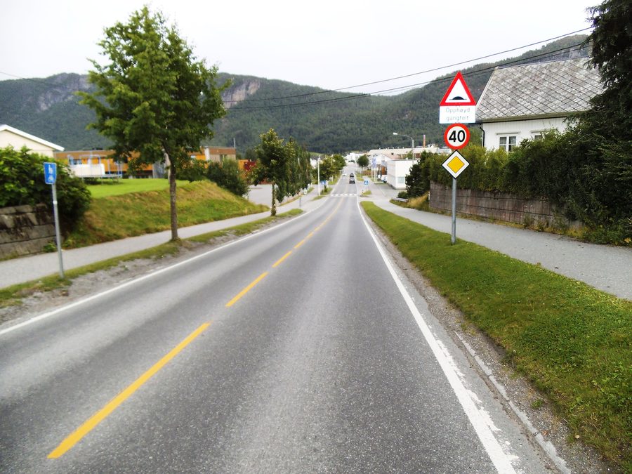 Kyrksæterøra sentrum i Norge