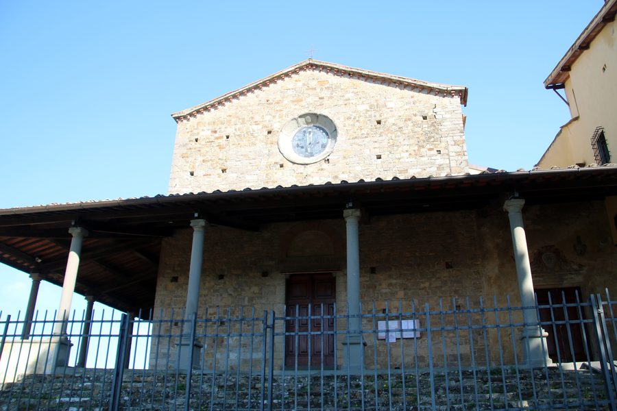 Außenansicht der Kirche von San Martino alla Palma in Scandicci