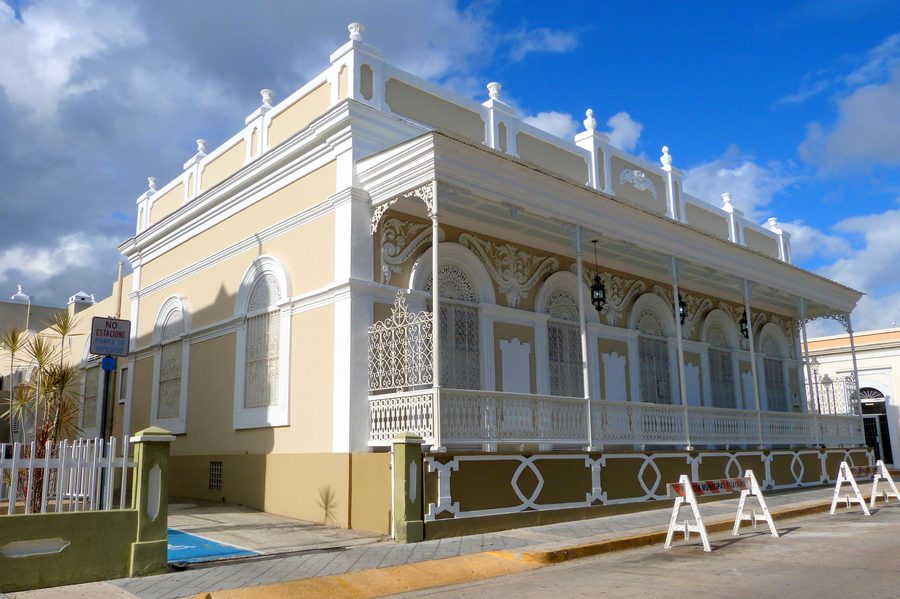 Historische Casa Cautiño in Guayama, Puerto Rico