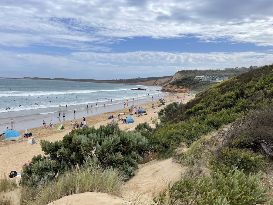 Strand von Anglesea an Victorias Surf Coast
