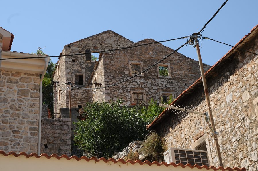Skradin in Kroatien am Fluss Krka