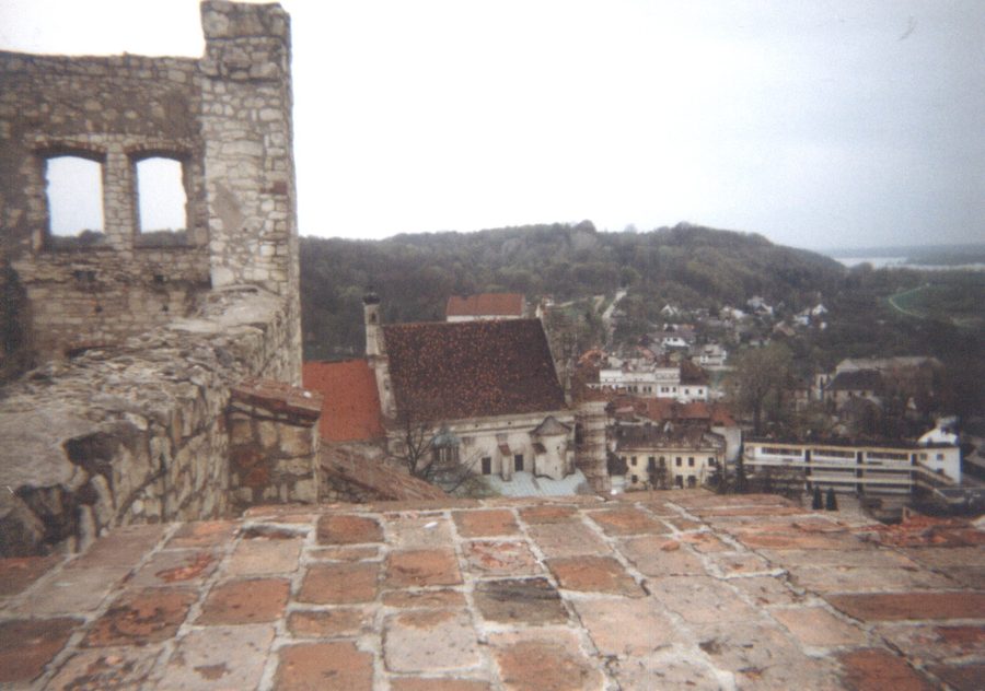 Burgruinen in Kazimierz Dolny, Polen