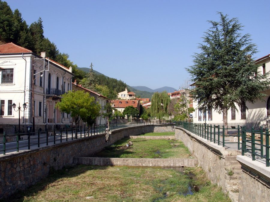 Sakoulevas im Stadtzentrum von Florina, Griechenland
