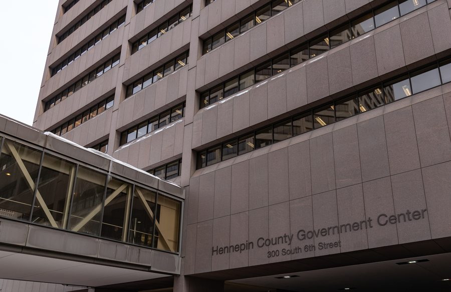 Hennepin County Government Center and Courthouse in downtown Minneapolis, Minnesota