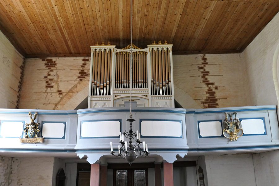 Orgel in Friedrichshagen, Gemeinde Upahl, Landkreis Nordwestmecklenburg