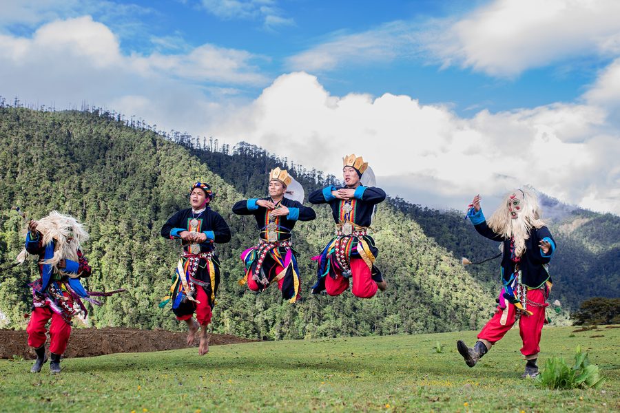 Brokpa-Tanz in Ostbhutan