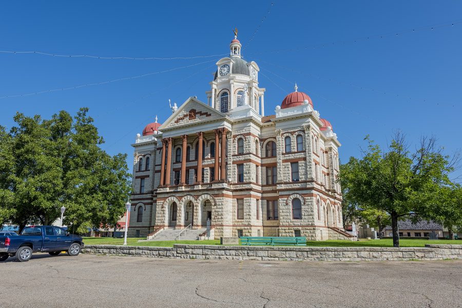 Coryell County Courthouse in Gatesville, Texas