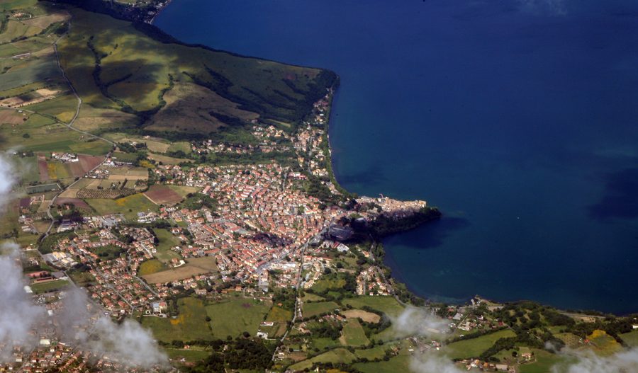 Anguillara Sabazia on Lake Bracciano near Rome
