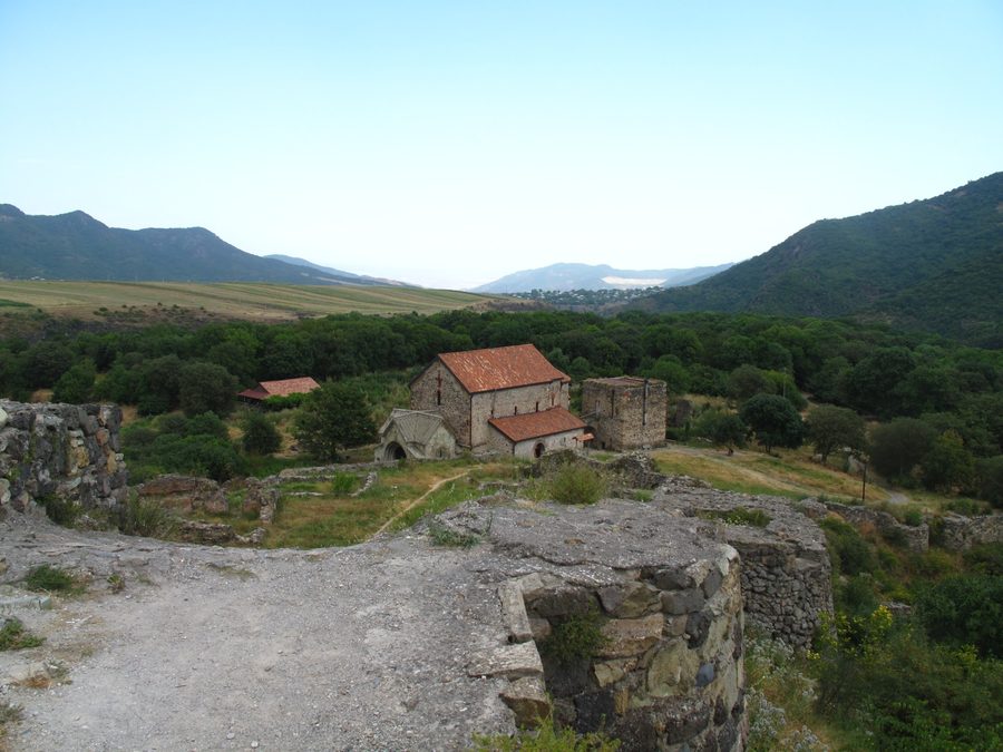 Historische Ausgrabungsstätte von Dmanisi in Georgien