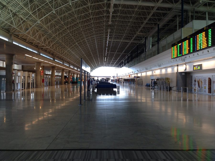 Hauptterminal des Flughafens Fuerteventura in El Matorral